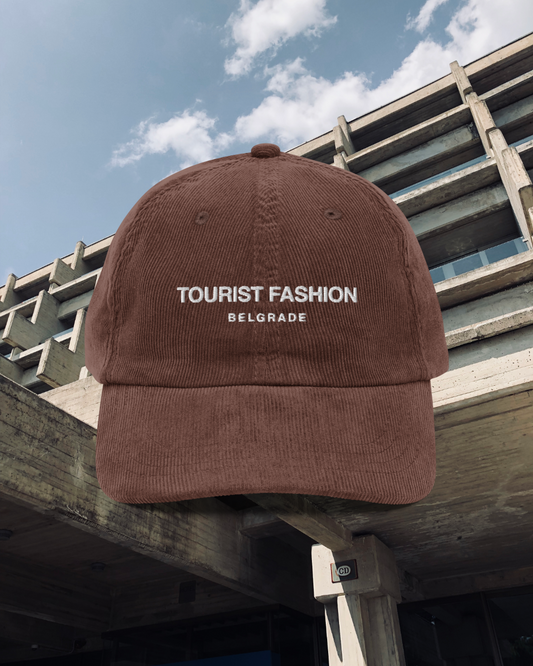 TOURIST FASHION BELGRADE Vintage corduroy cap