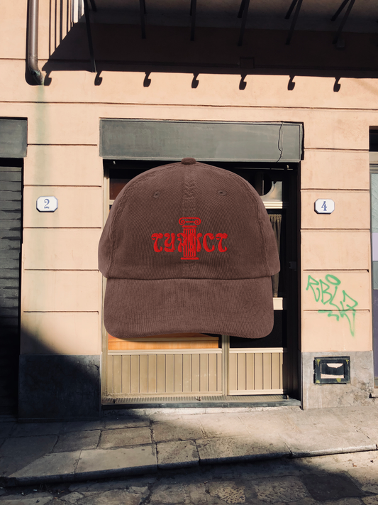 WAVY TOURIST LOGO Corduroy Dad Hat