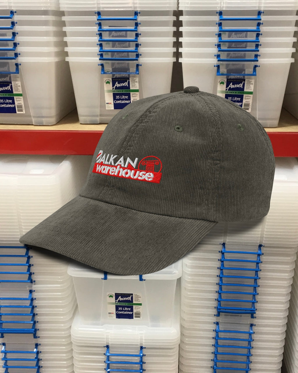 BALKAN WAREHOUSE TOURIST Vintage Corduroy Hat