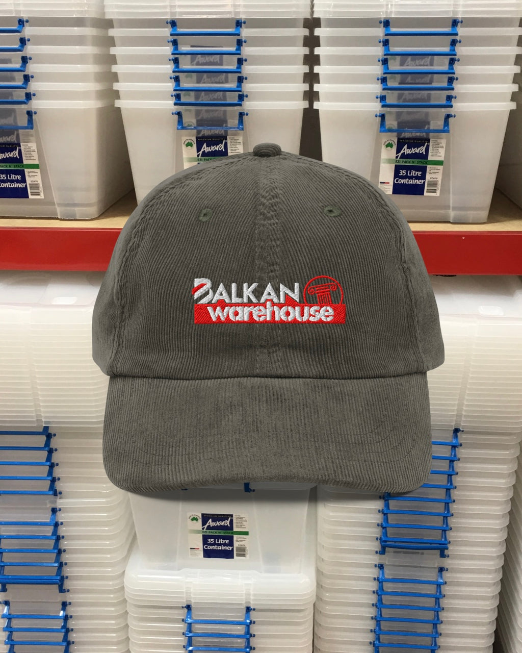 BALKAN WAREHOUSE TOURIST Vintage Corduroy Hat