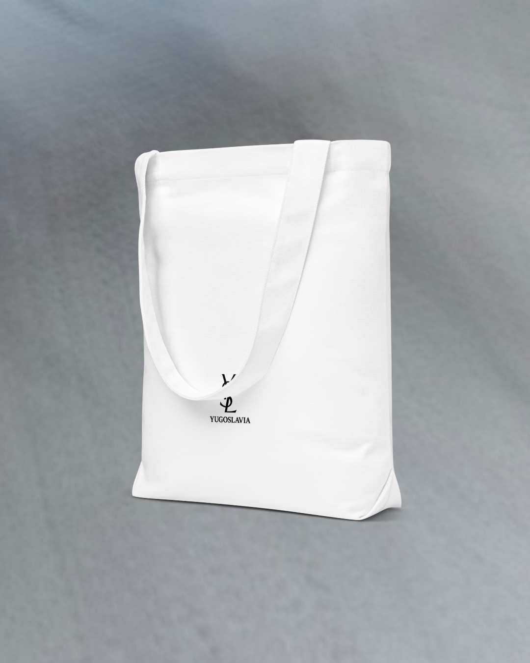 YSL YUGOSLAVIA TOURIST Cotton Tote (White)