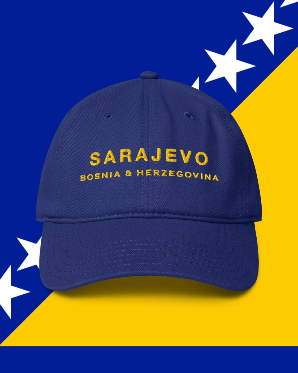 SARAJEVO BOSNIA & HERZEGOVINA TOURIST Low-profile baseball cap