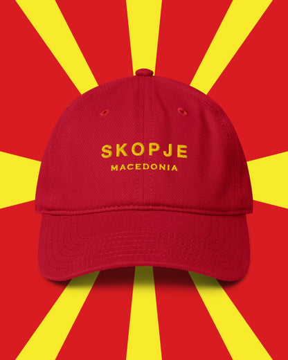 SKOPJE MACEDONIA TOURIST Low-profile baseball cap