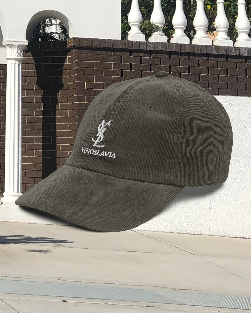 YSL YUGOSLAVIA TOURIST Vintage Corduroy Hat