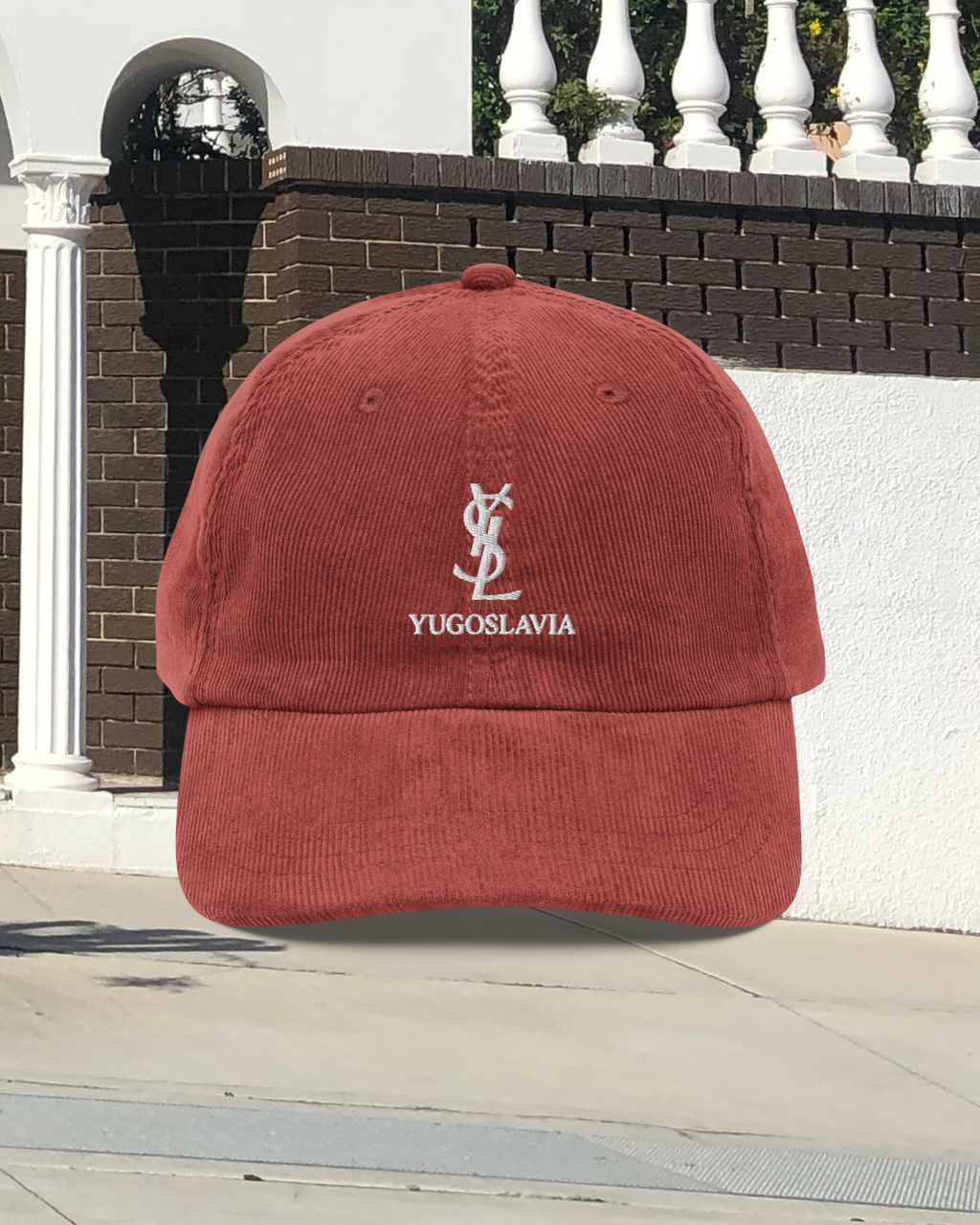 YSL YUGOSLAVIA TOURIST Vintage Corduroy Hat
