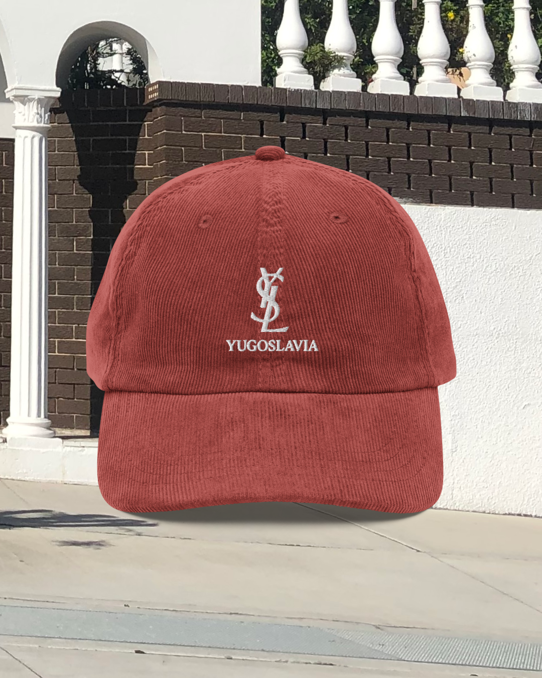 YSL YUGOSLAVIA TOURIST Vintage Corduroy Hat
