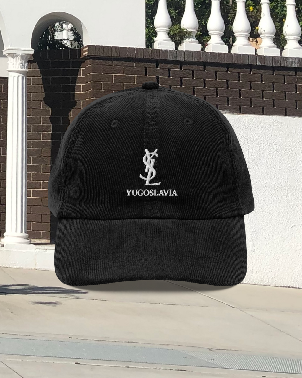 YSL YUGOSLAVIA TOURIST Vintage Corduroy Hat