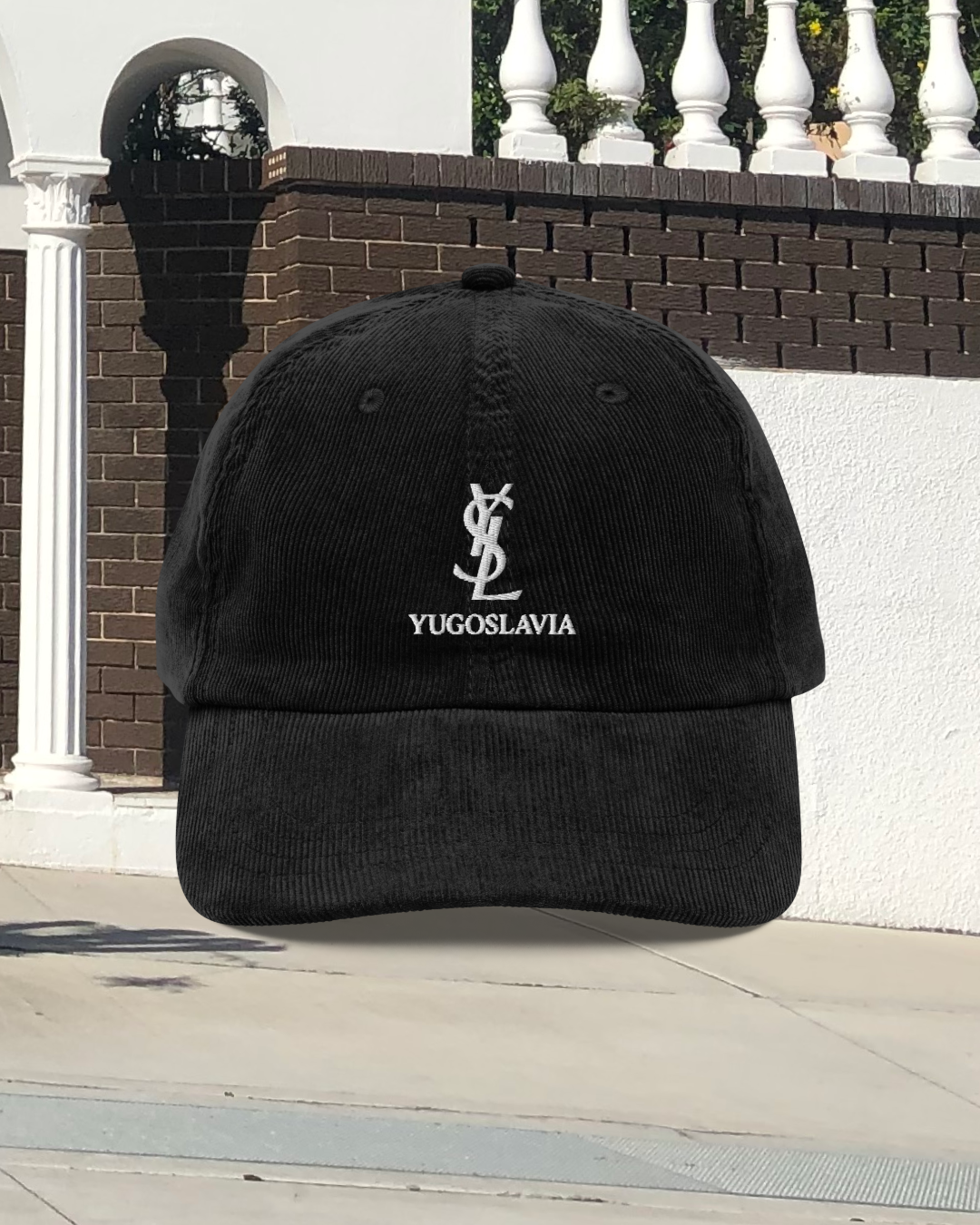 YSL YUGOSLAVIA TOURIST Vintage Corduroy Hat