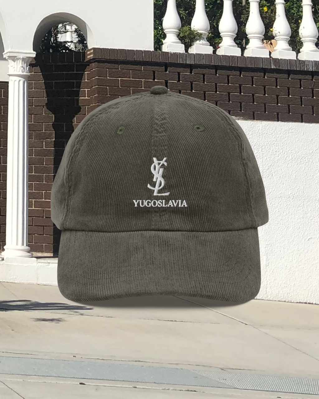 YSL YUGOSLAVIA TOURIST Vintage Corduroy Hat