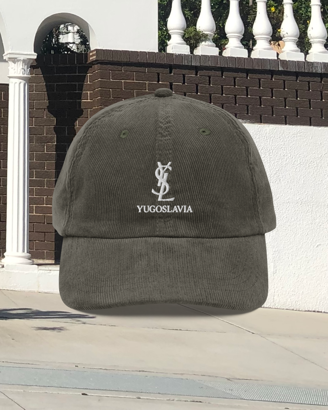 YSL YUGOSLAVIA TOURIST Vintage Corduroy Hat