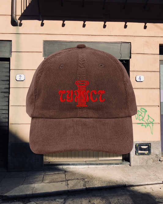 WAVY TOURIST LOGO Vintage Corduroy Dad Hat