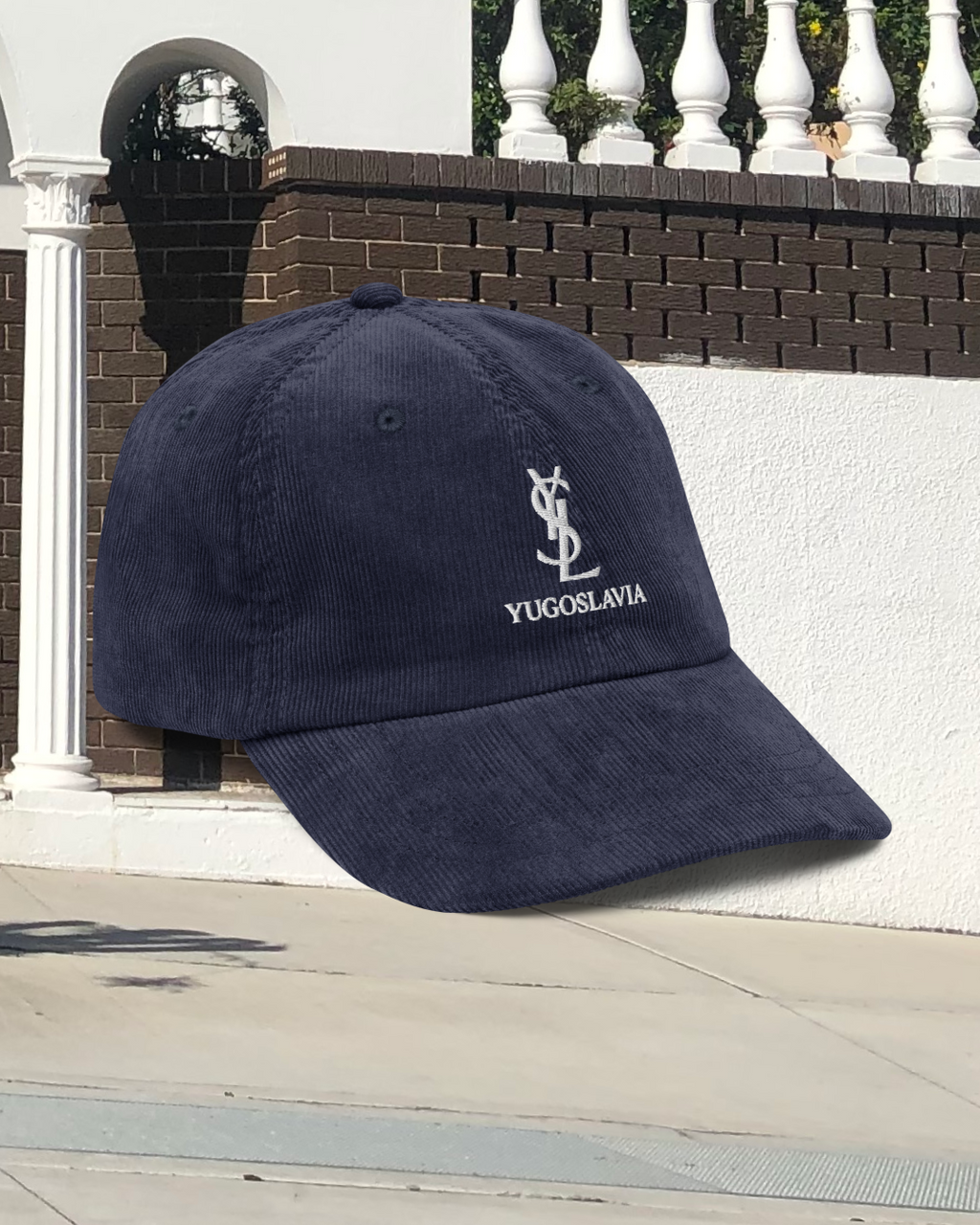 YSL YUGOSLAVIA TOURIST Vintage Corduroy Hat