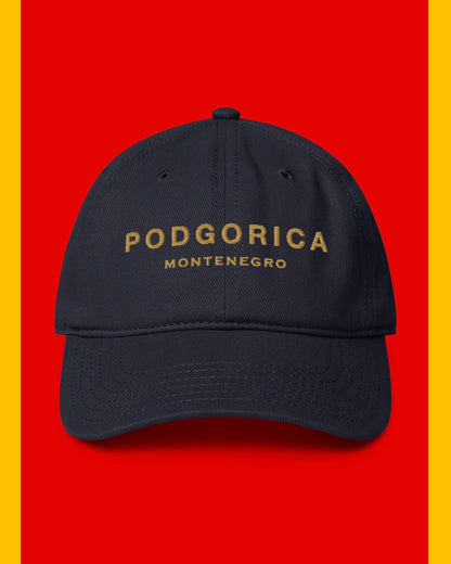 PODGORICA MONTENEGRO TOURIST Low-profile baseball cap