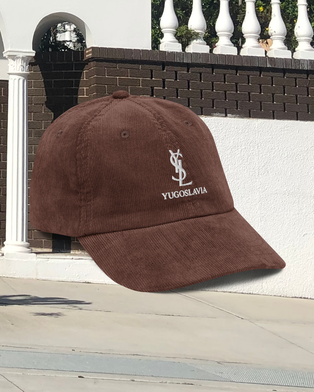 YSL YUGOSLAVIA TOURIST Vintage Corduroy Hat