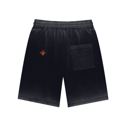 BIG TOURIST (BLACK) Reverse Dyed Sweatshorts