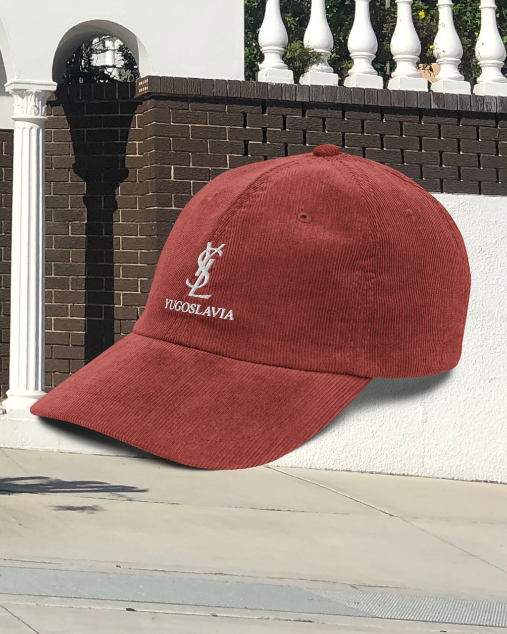 YSL YUGOSLAVIA TOURIST Vintage Corduroy Hat