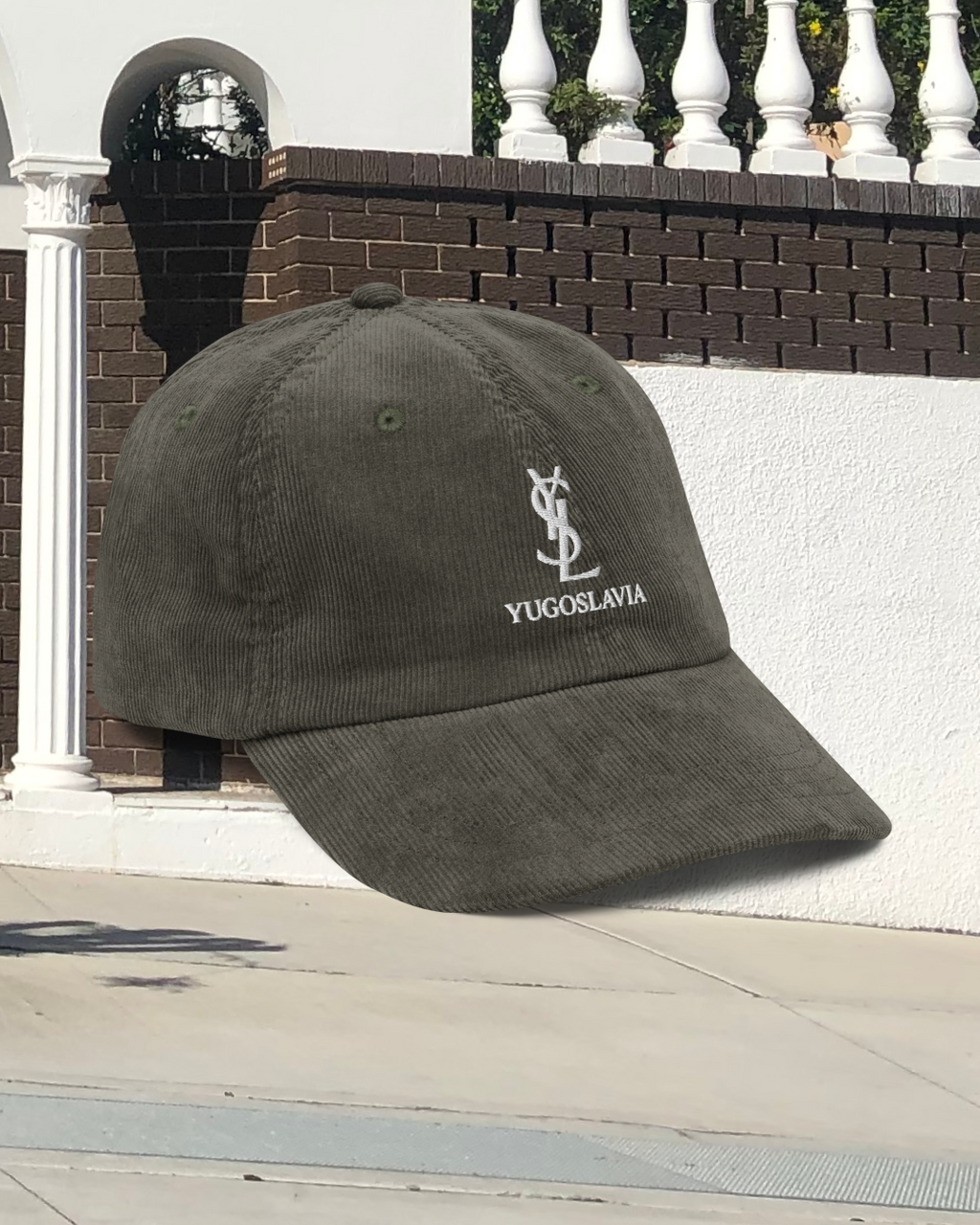 YSL YUGOSLAVIA TOURIST Vintage Corduroy Hat