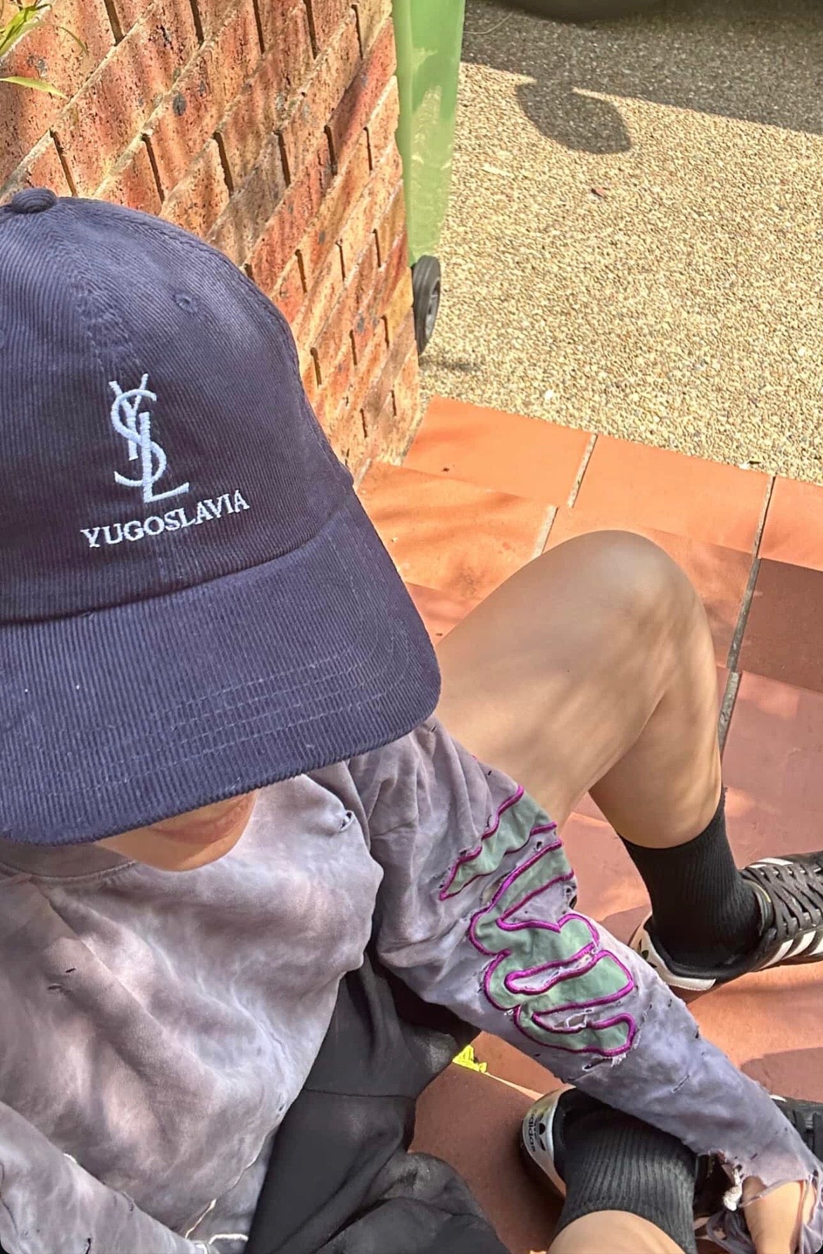 YSL YUGOSLAVIA TOURIST Vintage Corduroy Hat
