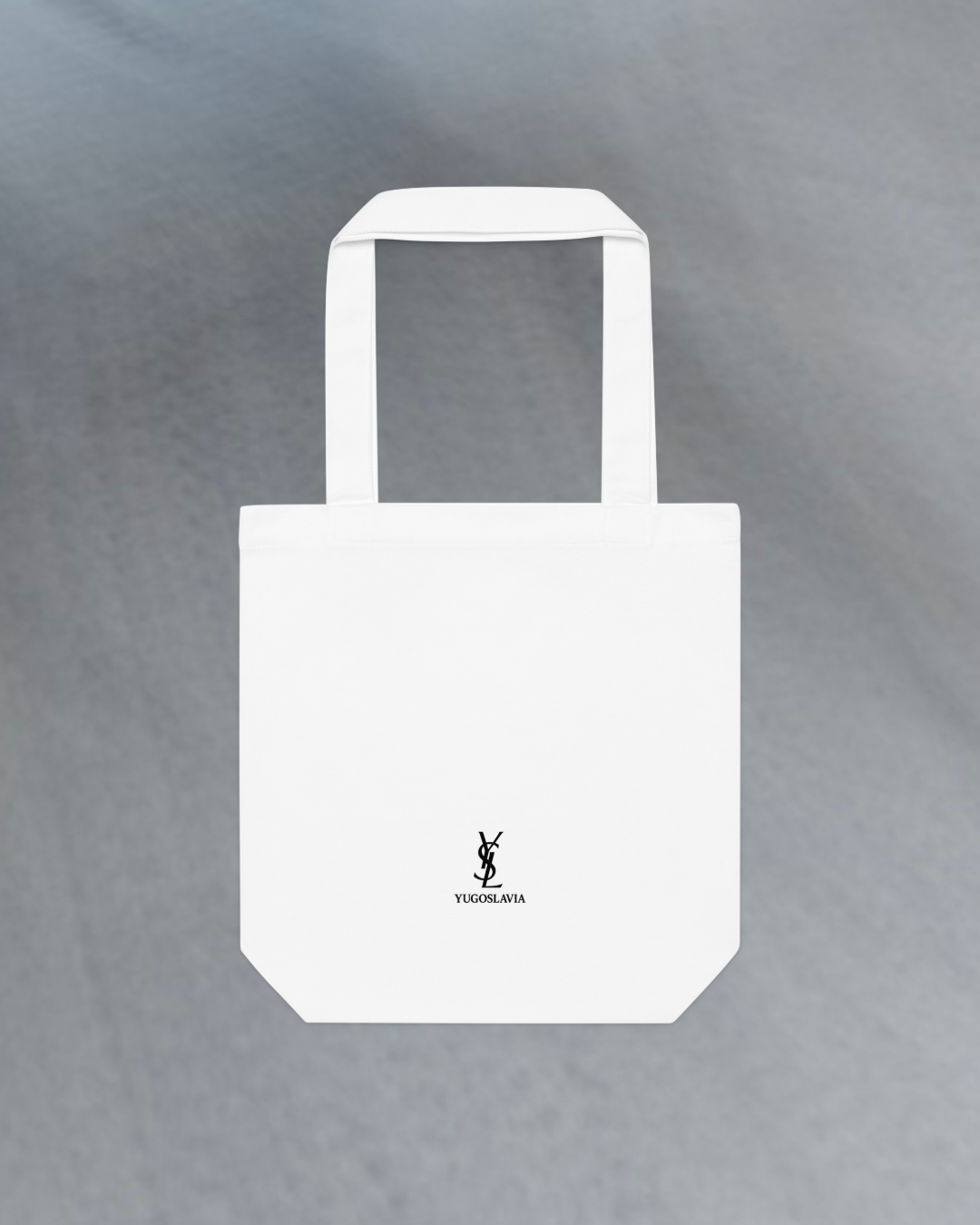 YSL YUGOSLAVIA TOURIST Cotton Tote (White)