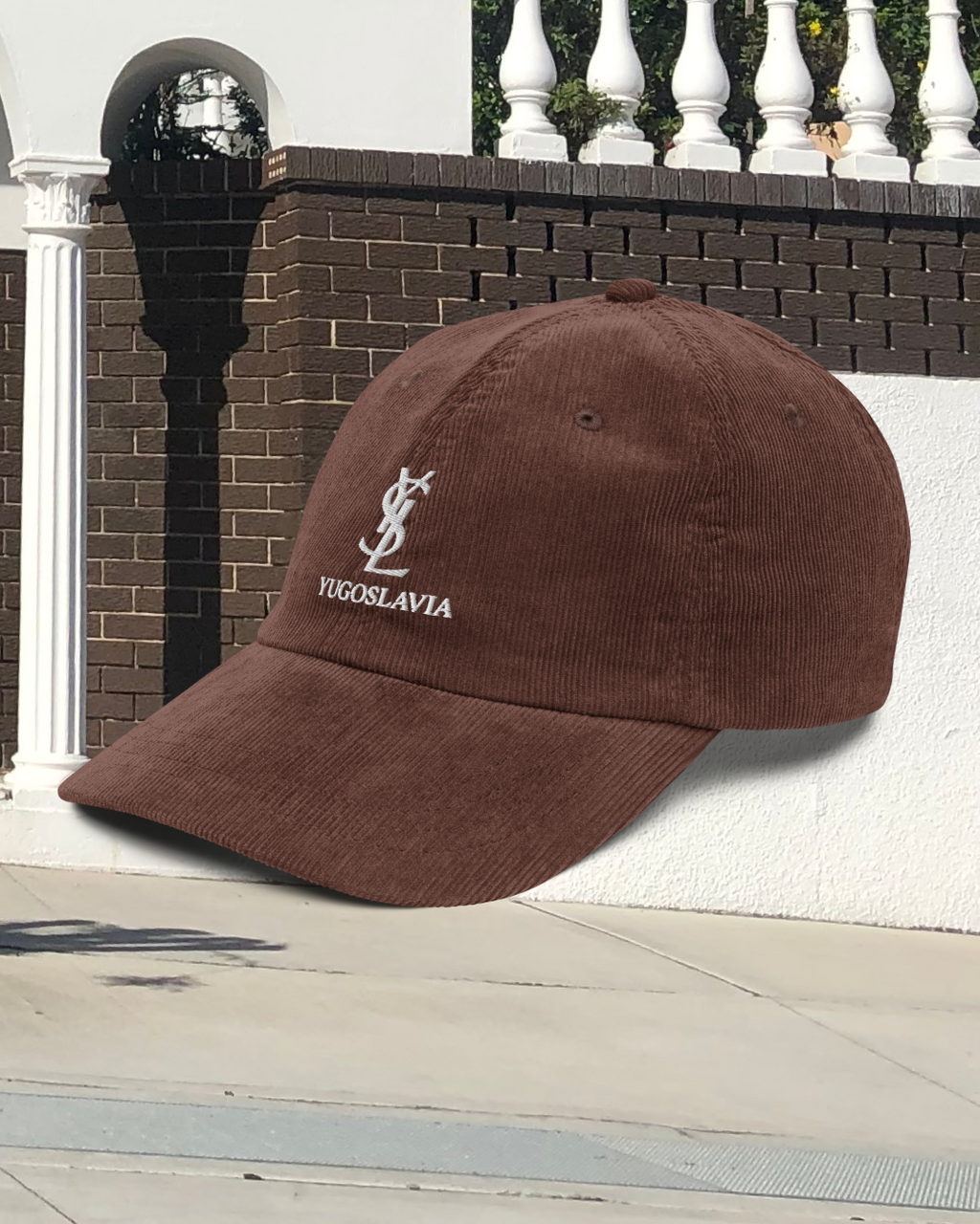 YSL YUGOSLAVIA TOURIST Vintage Corduroy Hat