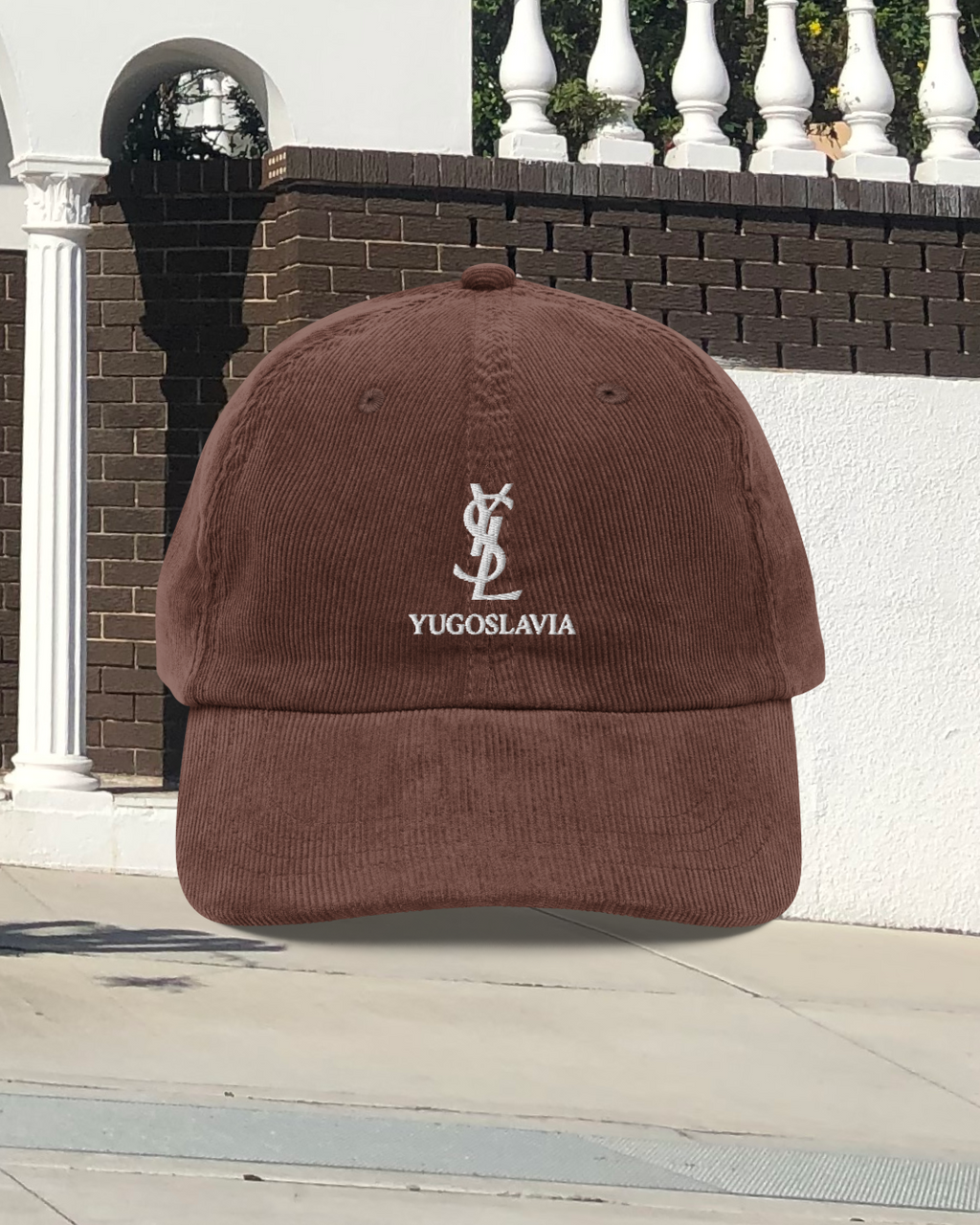 YSL YUGOSLAVIA TOURIST Vintage Corduroy Hat