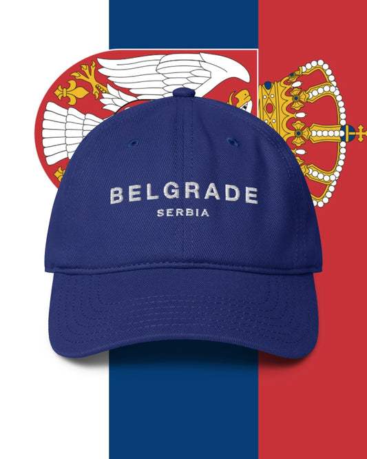 BELGRADE SERBIA TOURIST Low-profile baseball cap