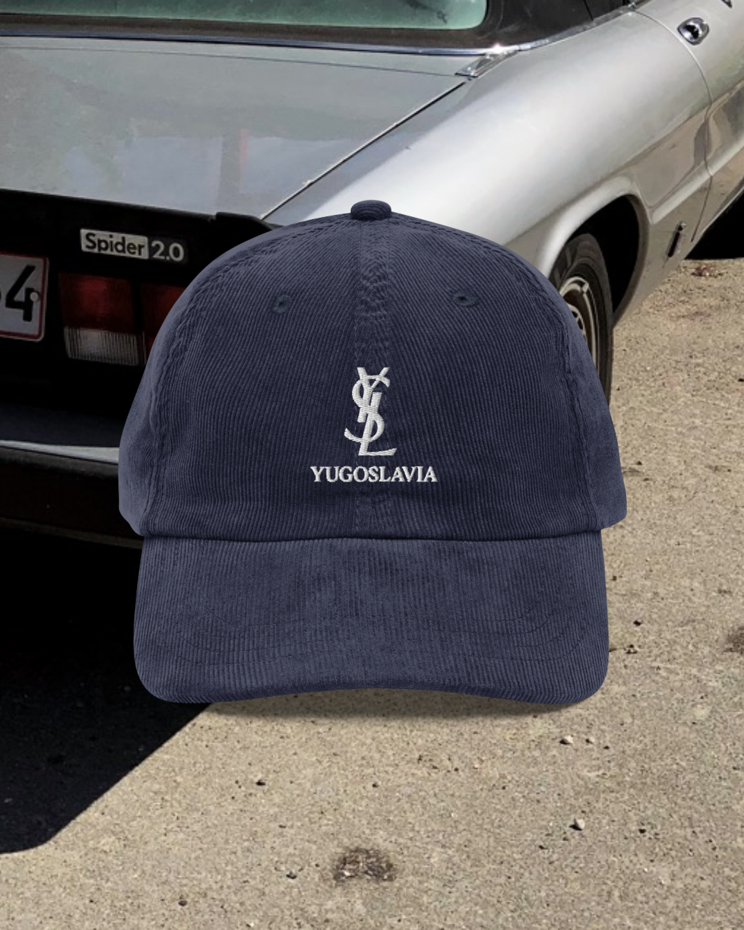 YSL YUGOSLAVIA TOURIST Vintage corduroy cap
