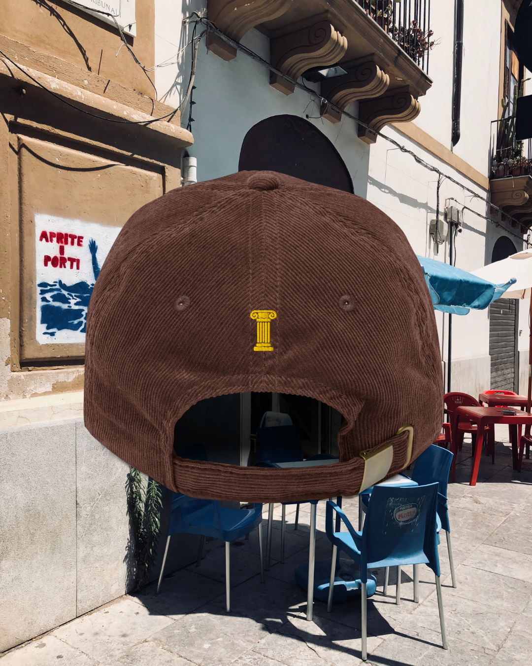 YOU ARE HERE TOURIST 2.0 Vintage Corduroy Hat