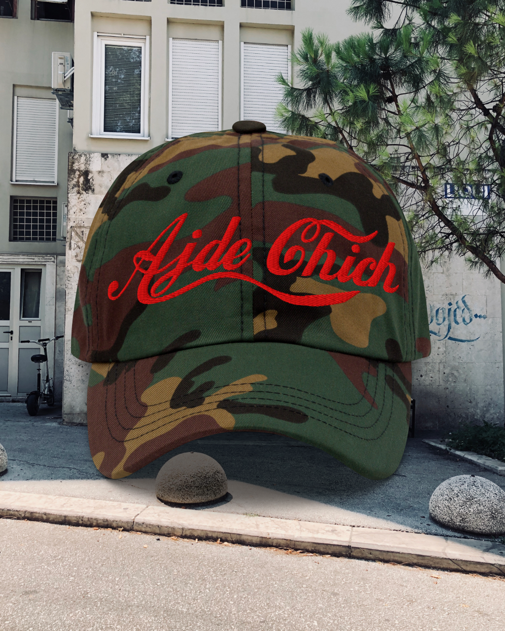 AJDE CHICH TOURIST Camo Dad Hat