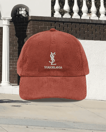 YSL YUGOSLAVIA TOURIST Vintage Corduroy Hat