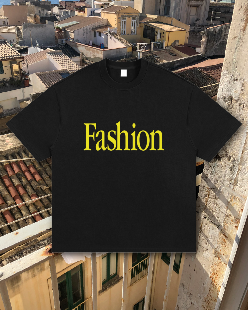 FASHION TOURIST Essential Heavyweight Cotton T-Shirt