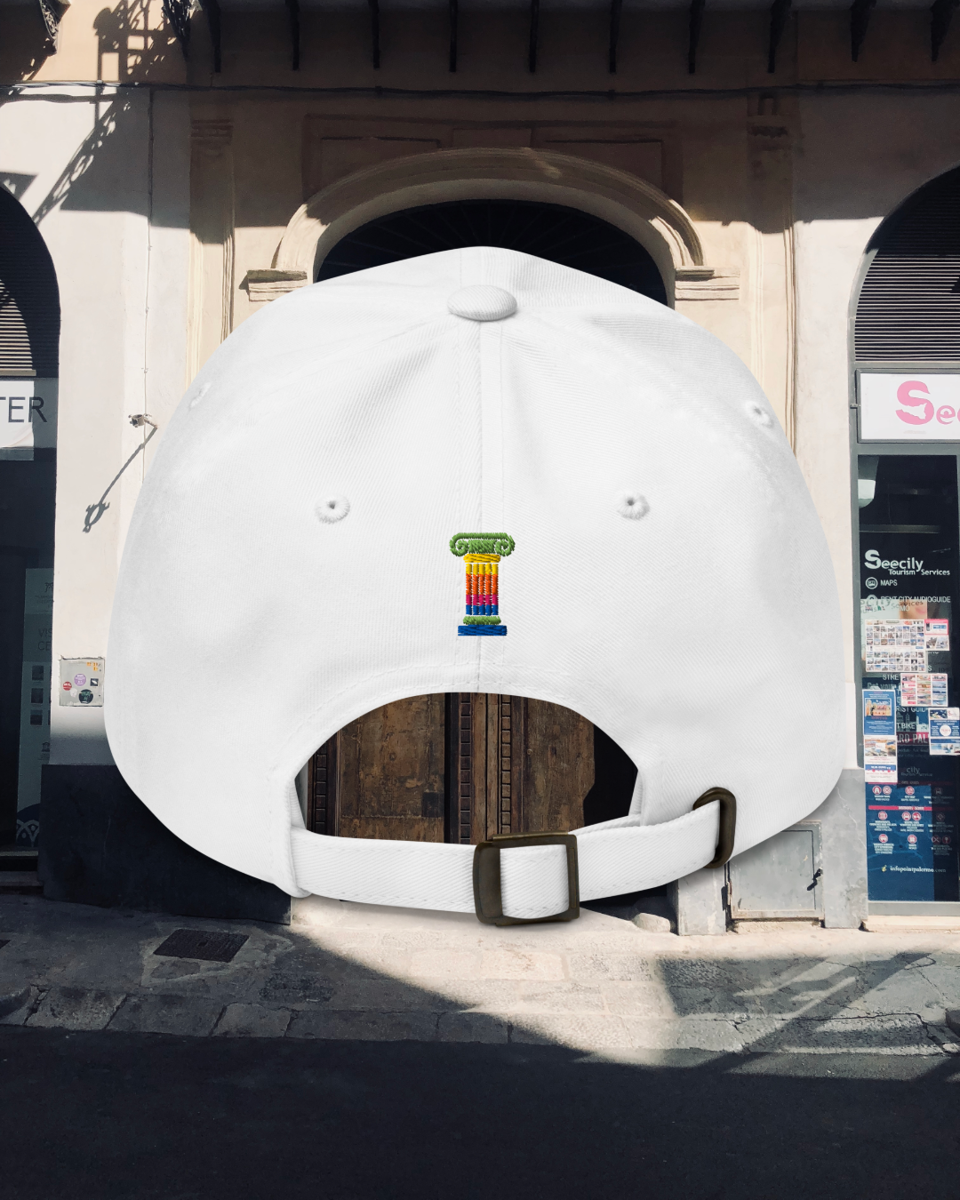 RAINBOW TOURIST Embroidered Dad Cap