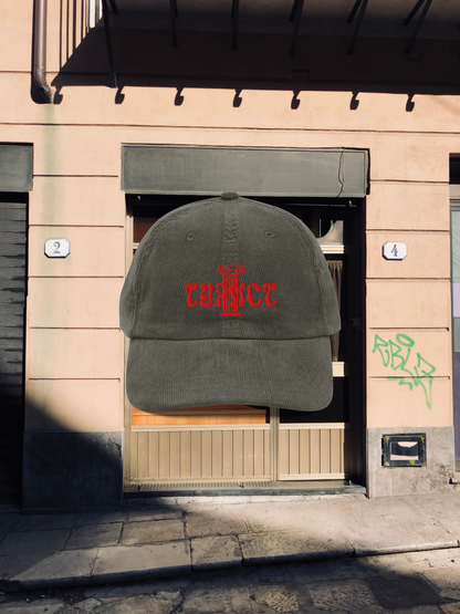 WAVY TOURIST LOGO Corduroy Dad Hat