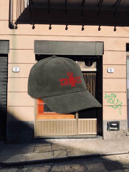 WAVY TOURIST LOGO Corduroy Dad Hat
