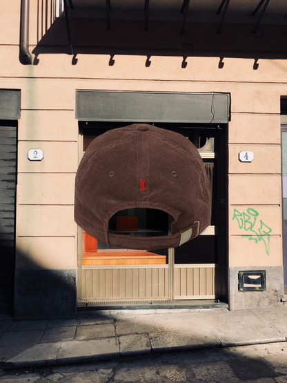 WAVY TOURIST LOGO Corduroy Dad Hat