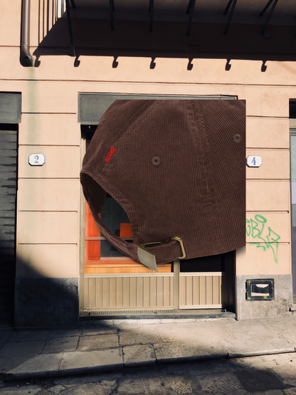 WAVY TOURIST LOGO Corduroy Dad Hat