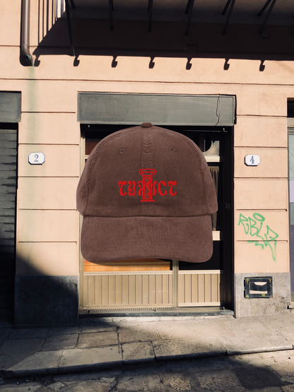 WAVY TOURIST LOGO Corduroy Dad Hat