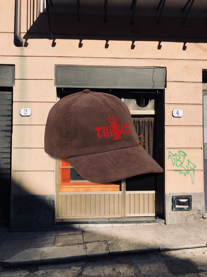 WAVY TOURIST LOGO Corduroy Dad Hat