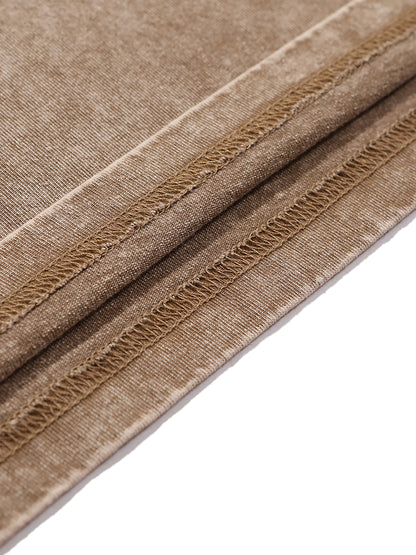 EVERYBODY HURTZ (APRICOT) Oversize Snow Washed T-Shirt